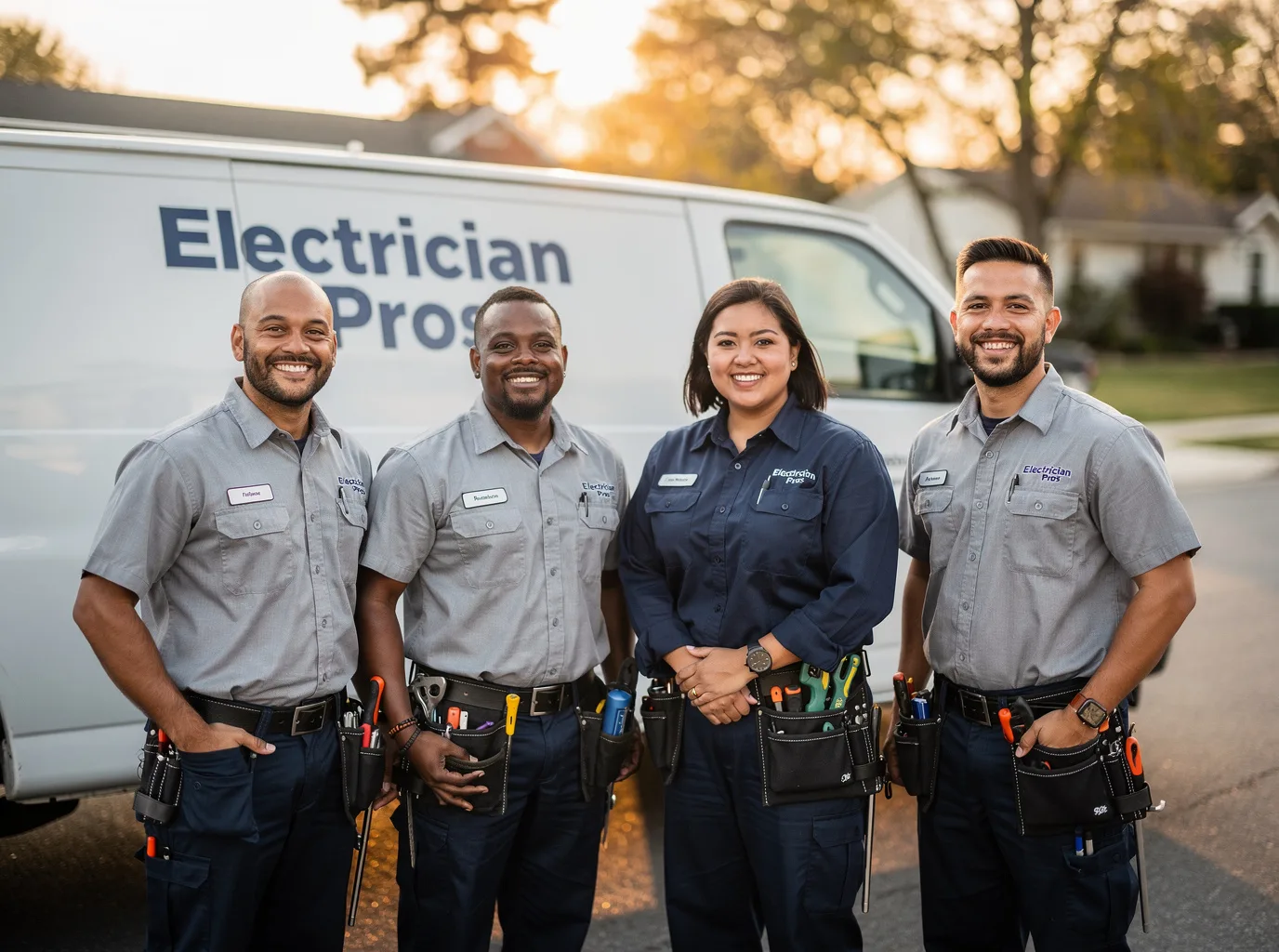 Electrician company in Hye, TX